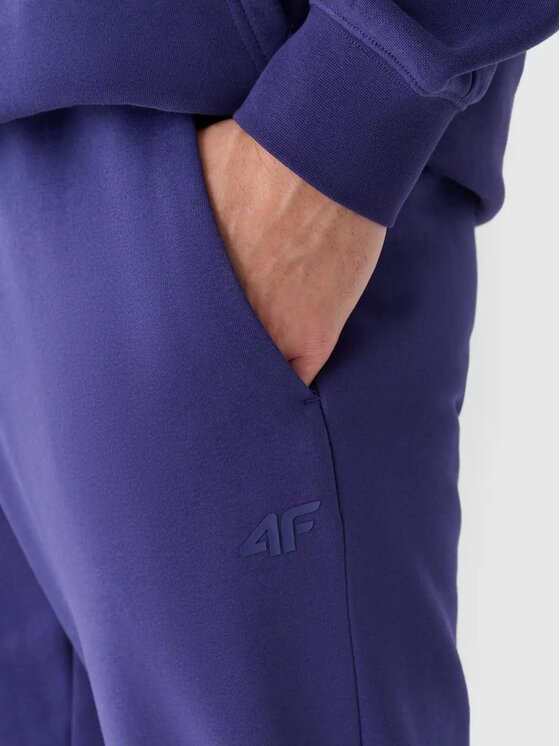 4F 4F Pantaloni da tuta 4FWMM00TTROM1140-31S Blu Regular Fit