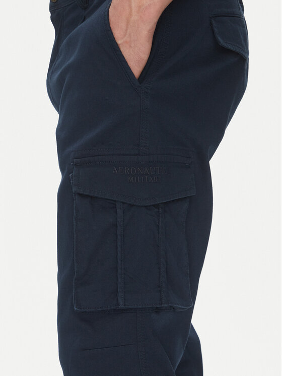 Aeronautica Militare Aeronautica Militare Stoffhose 251PA1658CT3511 Dunkelblau Regular Fit