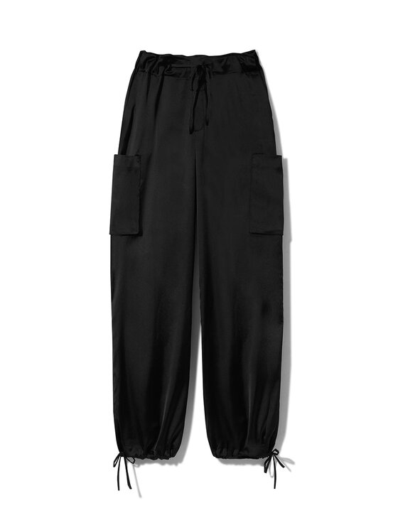 Love and Hate Love and Hate Spodnie cargo Robin Czarny Ladies Fit