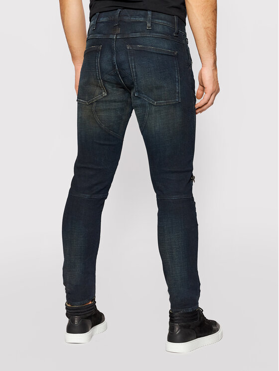 G-Star Raw Džinsai Elwood D01252-C051-C777 Tamsiai mėlyna Skinny Fit •  Modivo.lt