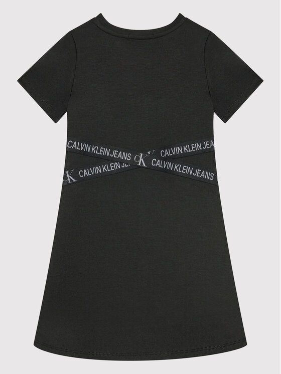 Calvin Klein Jeans Calvin Klein Jeans Vestito da giorno Punto Logo IG0IG01309 Nero Regular Fit