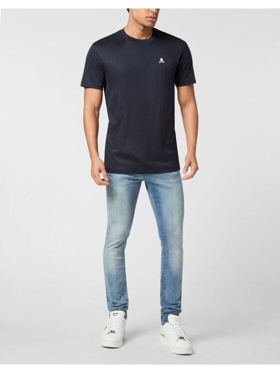 PHILIPP PLEIN PHILIPP PLEIN T-shirt 26255 Blu scuro Regular Fit