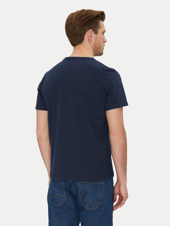 Blend Blend Тишърт 20717758 Тъмносин Regular Fit