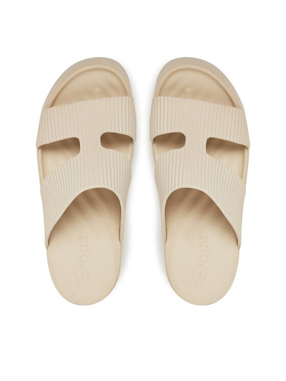 Crocs Crocs Natikače Getaway Groove Platform HStrap 210701 Bež
