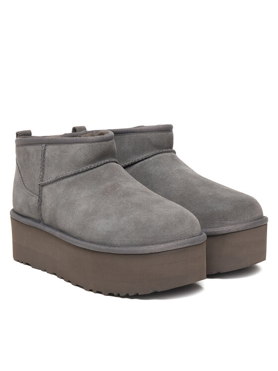 Ugg Ugg Śniegowce W Classic Ultra Mini Platform 1135092 Szary