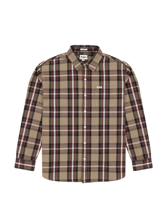 Wrangler Wrangler Koszula 1 POCKET SHIRT Kolorowy Regular Fit
