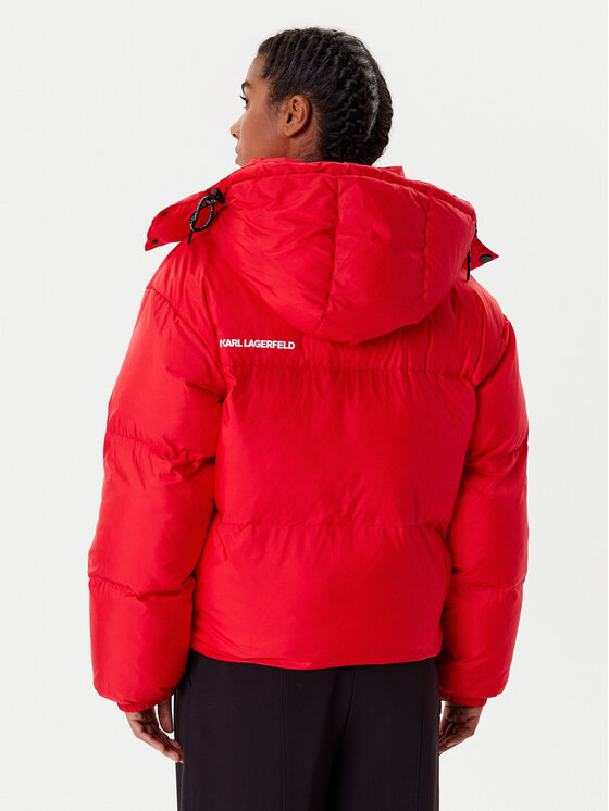 KARL LAGERFELD KARL LAGERFELD Winterjacke A3W15020 Rot Regular Fit