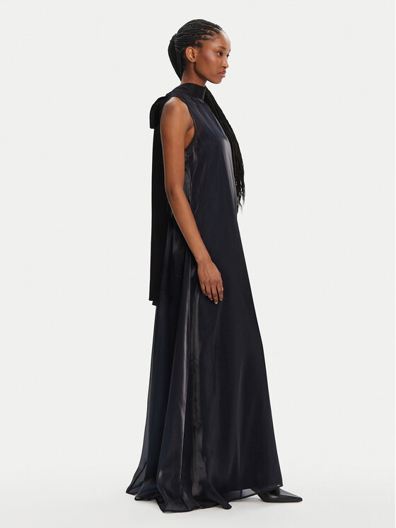STAUD STAUD Abendkleid Albee R24F2152DG Dunkelblau Regular Fit