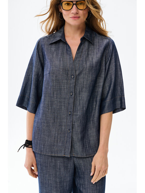 blue shadow blue shadow Koszula Michaela Niebieski Regular Fit