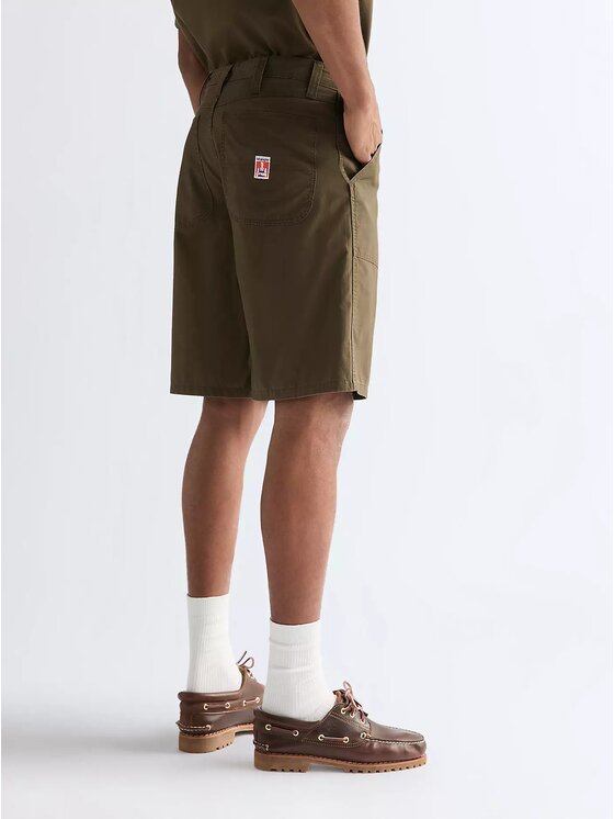 Wrangler Wrangler Szorty jeansowe UTILITY SHORTS Brązowy Regular Fit