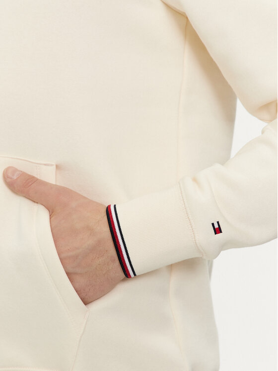 Tommy Hilfiger Tommy Hilfiger Bluza Logo MW0MW32673 Beżowy Regular Fit