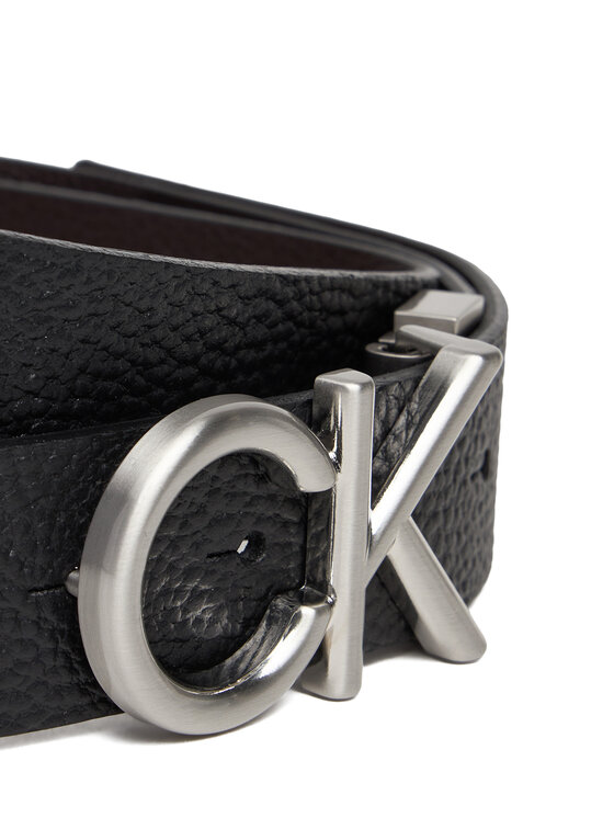 Calvin Klein Calvin Klein Vyriškas Diržas Adj/Rev Ck Metal Bombe Pb 35Mm K50K510630 Juoda