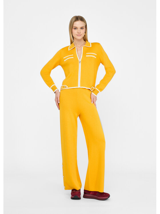 Liu Jo Liu Jo Pantaloni di tessuto TF5252MS59LC3761 Giallo Regular Fit