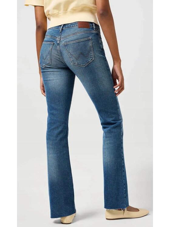 Wrangler Wrangler Jeansy Bootcut 625 Niebieski Bootcut Fit