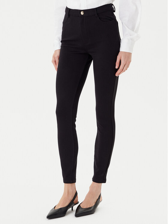 Liu Jo Sport Liu Jo Sport Παντελόνι υφασμάτινο TF5129 JS182 Μαύρο Regular Fit