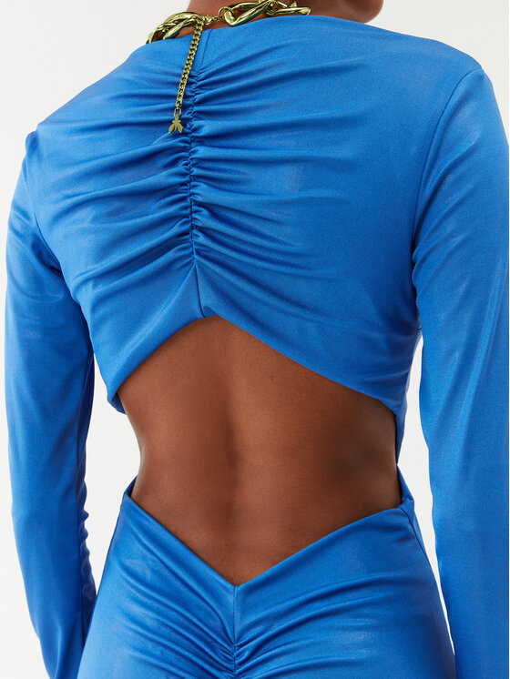 Patrizia Pepe Patrizia Pepe Večerna obleka 8A1190/J135-C966 Modra Slim Fit