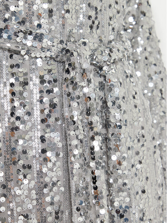 Vero Moda Vero Moda Koktejlové šaty Efa 10321447 Stříbrná Regular Fit