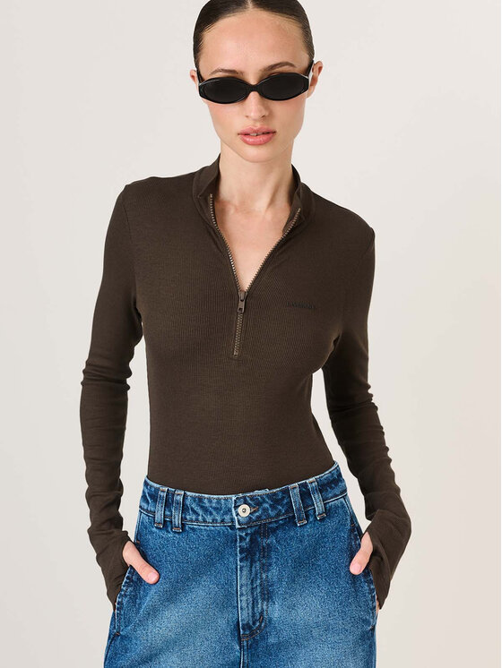 La Mania La Mania Body RUBBY Marrone Classic Fit