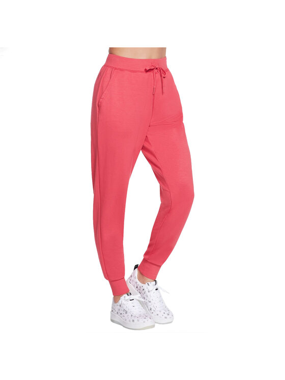 Skechers Skechers Spodnie dresowe Skechers Skechluxe Restful Jogger Pant Czerwony Regular Fit