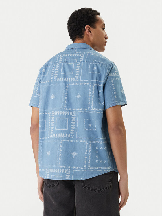 RVCA RVCA Koszula Frame Chambray AVYWT00507 Błękitny Regular Fit