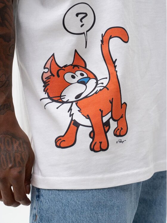 Smerfy Smerfy T-Shirt 119772 Biały Oversize