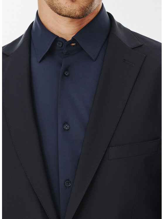 Pako Lorente Pako Lorente Marynarka P24WF-3G-001 Granatowy Super Slim Fit