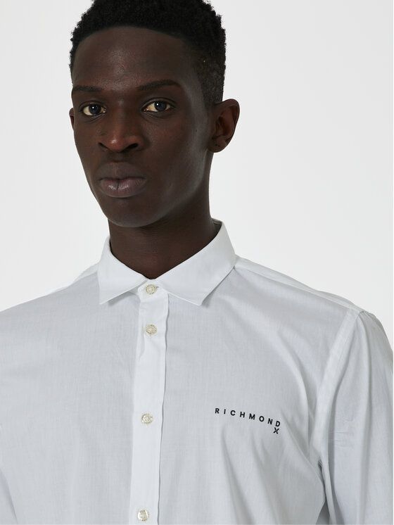 Richmond X Richmond X Koszula Liddo UMP24230CA Biały Slim Fit