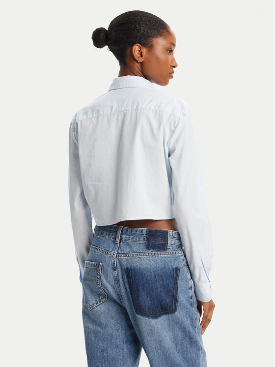 Tommy Jeans Tommy Jeans Srajca DW0DW21400 Svetlo modra Relaxed Fit