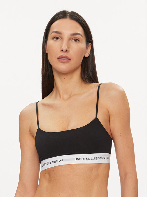 United Colors Of Benetton Sutien top 3OP81R00Q Negru