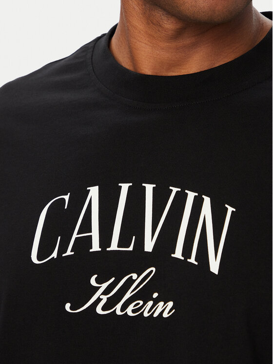 Calvin Klein Jeans Calvin Klein Jeans T-Shirt Seasonal Graphic LV04RH813G Czarny Relaxed Fit