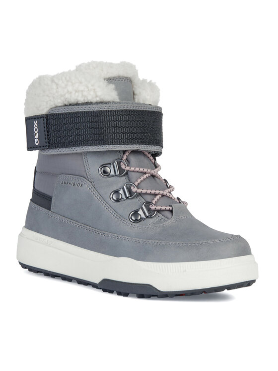 Geox Geox Ботуши J Bunshee Pg Girl B J36HSA 0MEFU C1006 S Сив