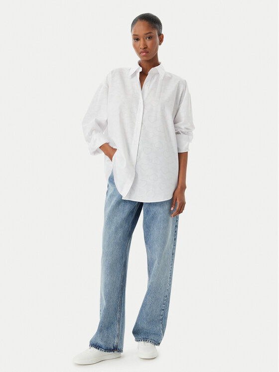 HUGO HUGO Farmer Leni 50559617 Kék Loose Fit