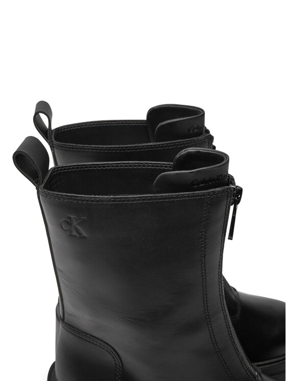 Calvin Klein Jeans Calvin Klein Jeans Saapad Chunky Heeled Zip YW0YW01541 Must