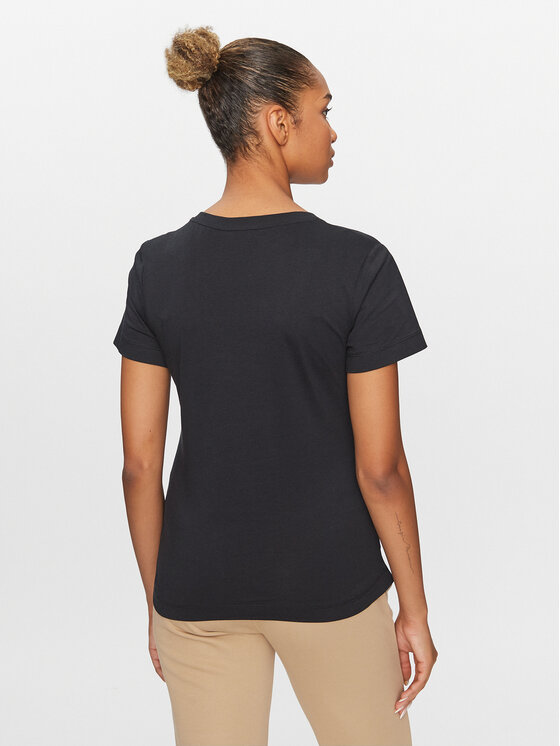 Gant Gant T-krekls Shield 4200750 Melns Regular Fit
