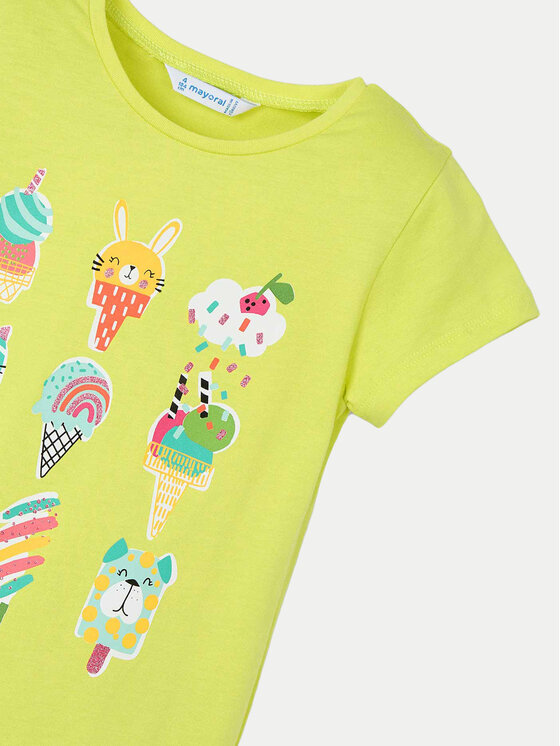 Mayoral Mayoral T-shirt 3014 Verde Regular Fit