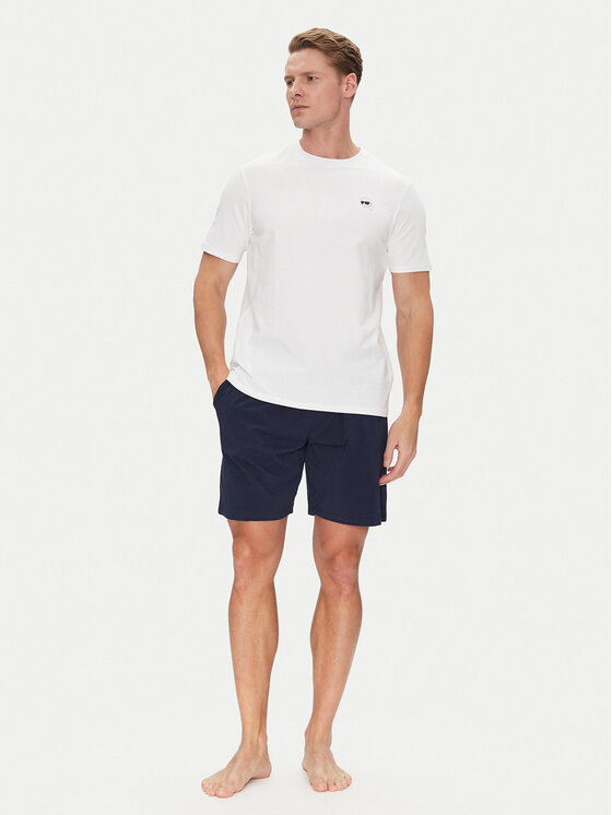 KARL LAGERFELD KARL LAGERFELD Pidžama A2M45007 Tamnoplava Regular Fit