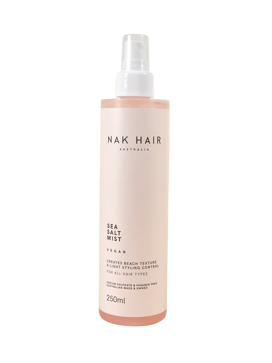 NAK NAK Sea Salt Mist Mgiełka - Tworzy plażową teksturę i zwiększa kontrolę nad układaniem fryzury Spray