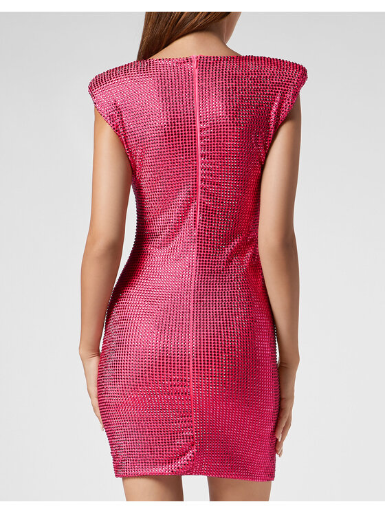 PHILIPP PLEIN PHILIPP PLEIN Abito da sera 7907 Rosa Fitted Fit