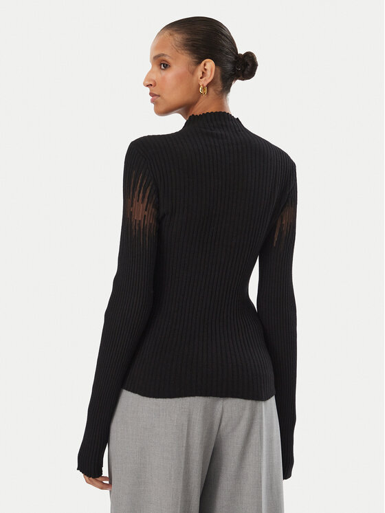 Rinascimento Rinascimento Блуза CFM0012380003 Черен Slim Fit