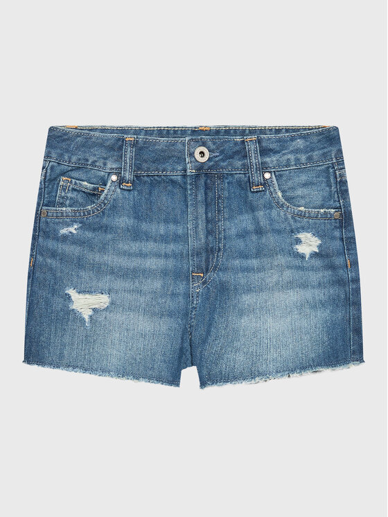 Pepe Jeans Džinsa bikses Patty Short PG800783MR1 Zils Regular Fit