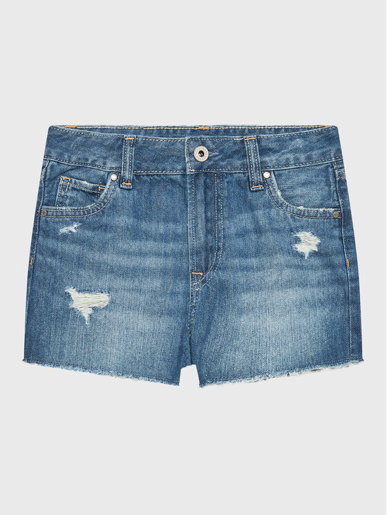 Pepe Jeans Džínsové šortky Patty Short PG800783MR1 Modrá Regular Fit