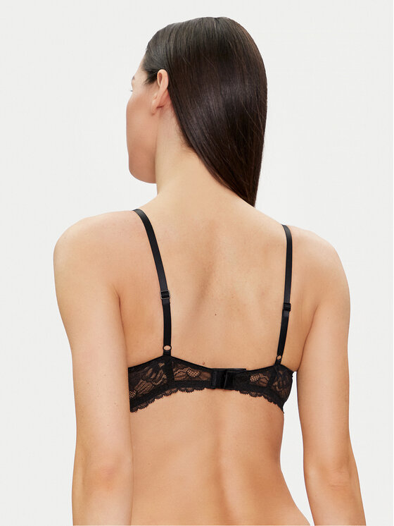 Calvin Klein Underwear Calvin Klein Underwear Biustonosz z fiszbiną 000QF7751E Czarny