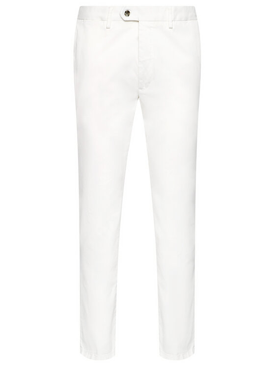 Oscar Jacobson Oscar Jacobson Chinos Danwick 5176 4305 Fehér Slim Fit