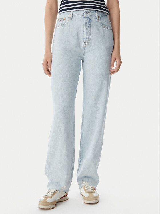 Tommy Jeans Farmer Layla DW0DW23036 Világoskék Slim Fit