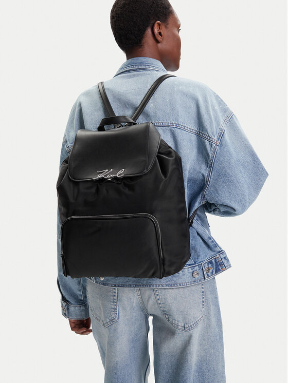KARL LAGERFELD KARL LAGERFELD Ruksak A3W30019 Crna