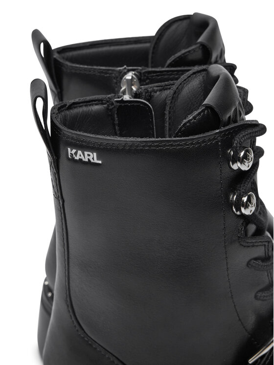 KARL LAGERFELD KARL LAGERFELD Schnürstiefeletten KL45354 Schwarz