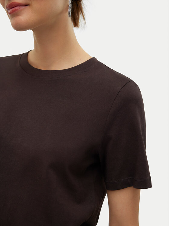 Vero Moda Vero Moda Marškinėliai Paulina 10316991 Ruda Regular Fit