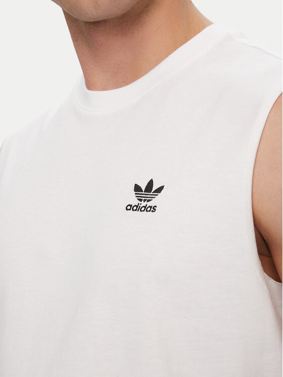 adidas adidas Tank top Trefoil Essentials KE3396 Biela Regular Fit