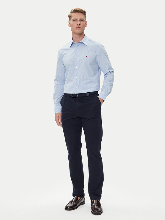 Tommy Hilfiger Tommy Hilfiger Cămașă MW0MW39438 Albastru celest Regular Fit