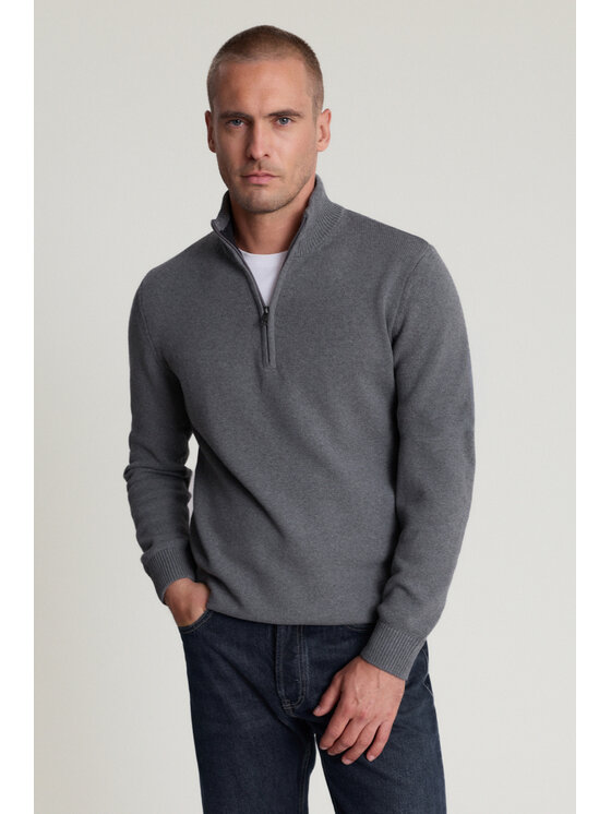 Próchnik Próchnik Sweter PM13 SW073226000027 Szary Regular Fit